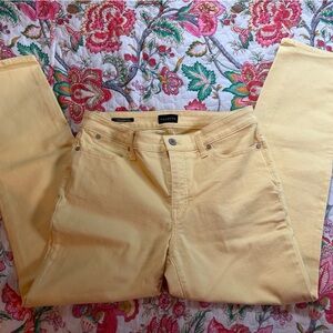 Talbots Sunny Yellow Denim Pants